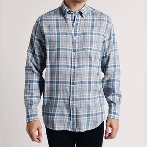 Southern Tide Men’s Town Lake Plaid Flannel Button Down